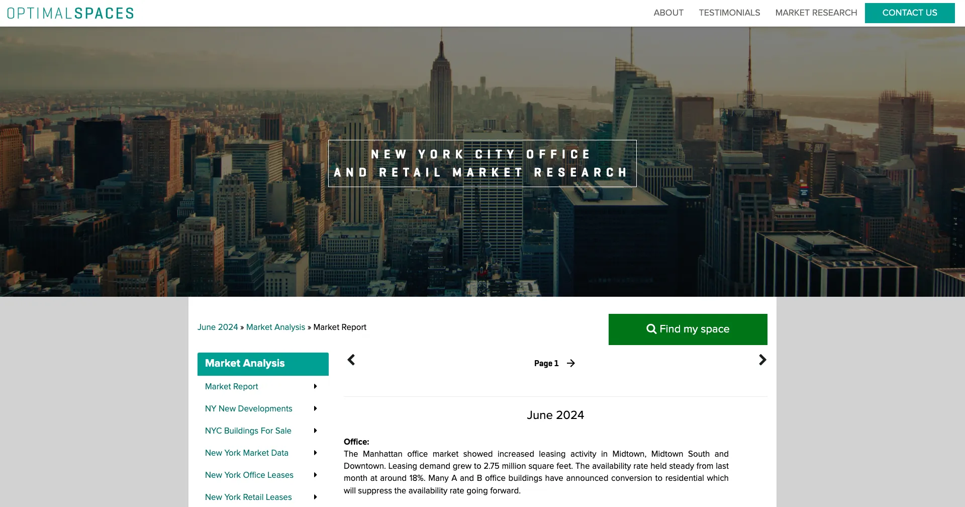 Optimal Spaces (NYC)